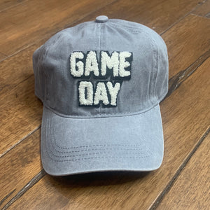 Grey Adjustable Game Day Hat